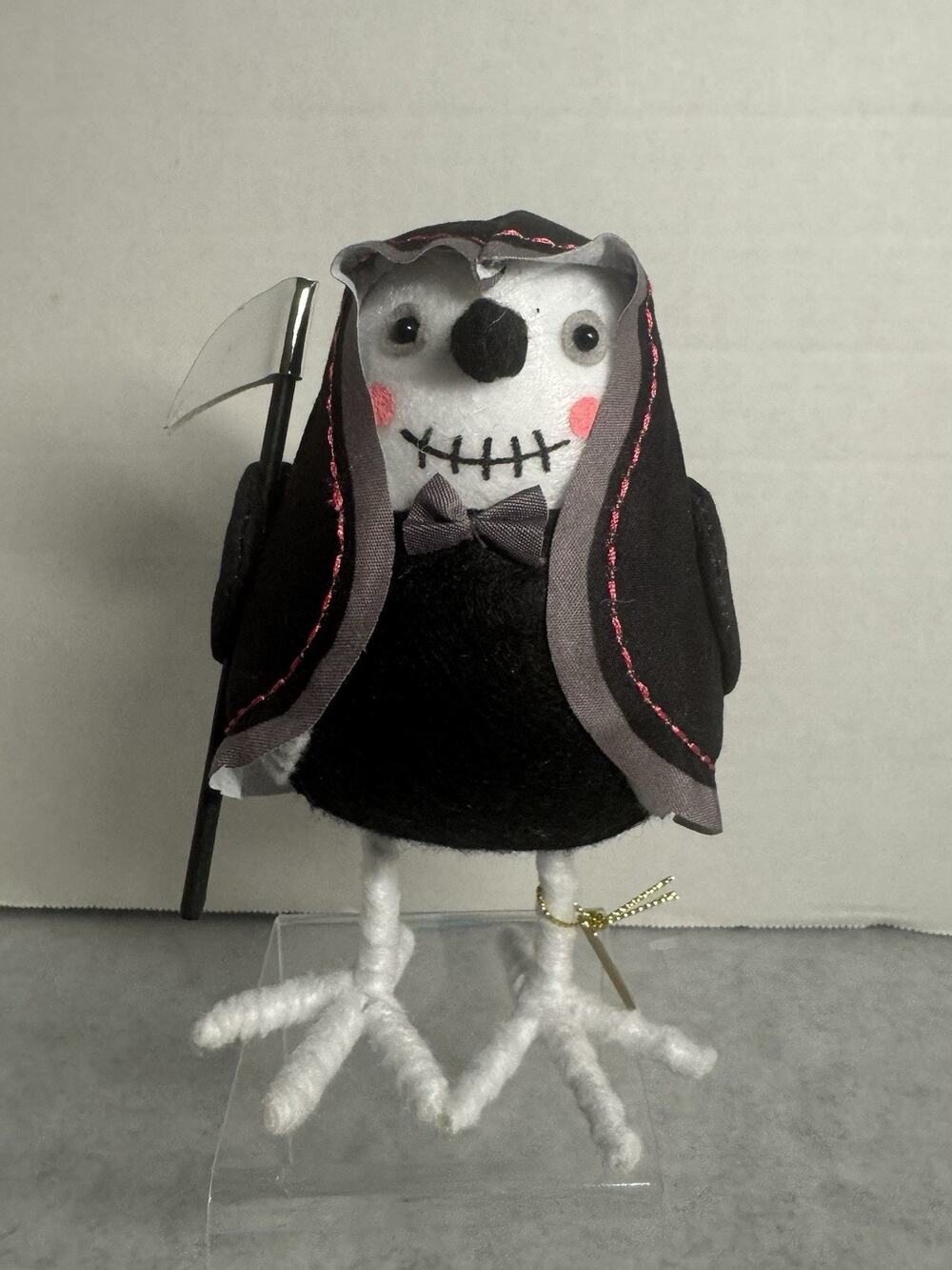 Target 2024 Hyde and Eek! Halloween Featherly Friends Fabric Bird Hoodie Reaper
